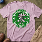 Camping Adventure — Blood Donor Team With Mosquitoes T-Shirt