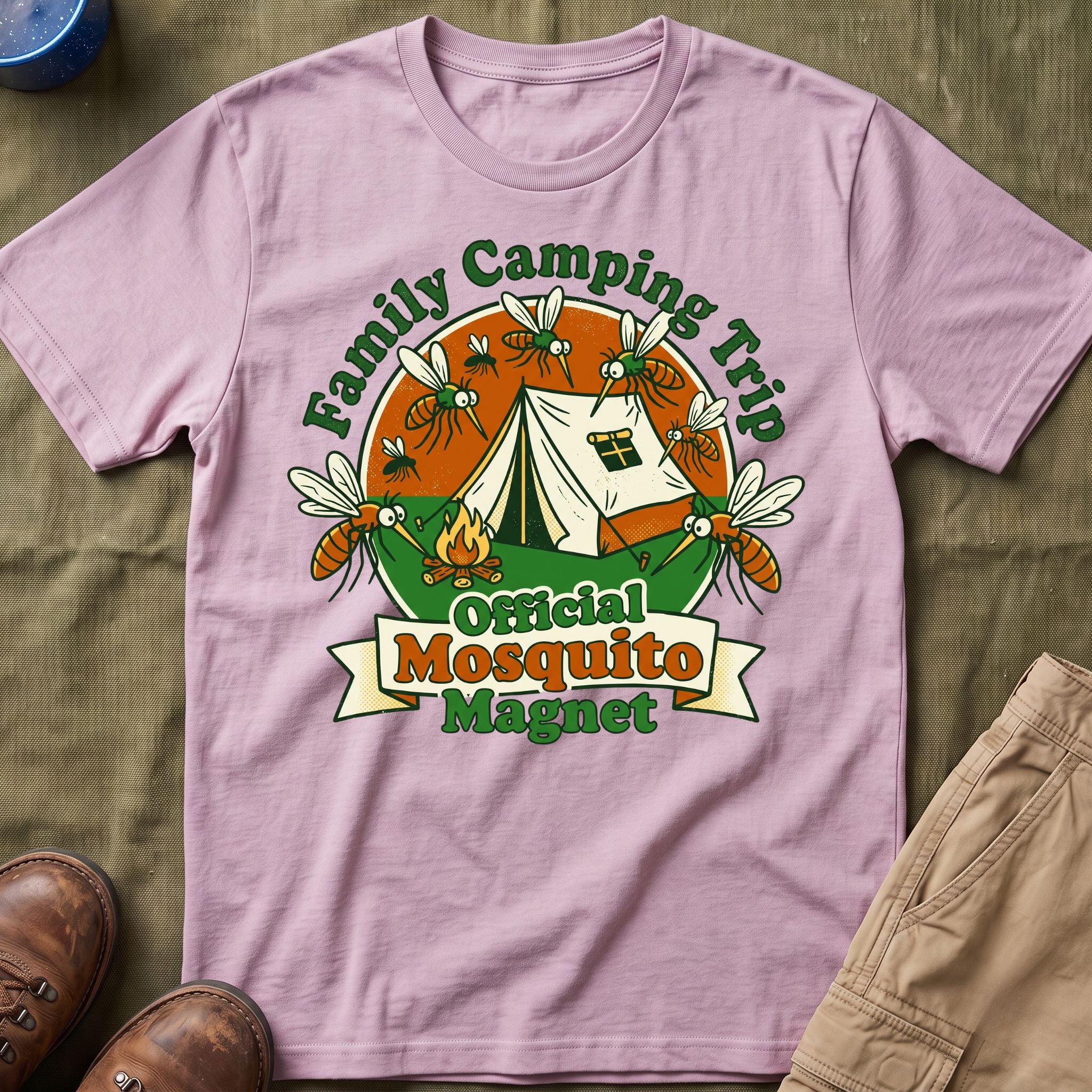 Family Camping Trip — Official Mosquito Magnet Matching T-Shirt