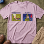 Campfire Diner Expectation vs Reality T-Shirt