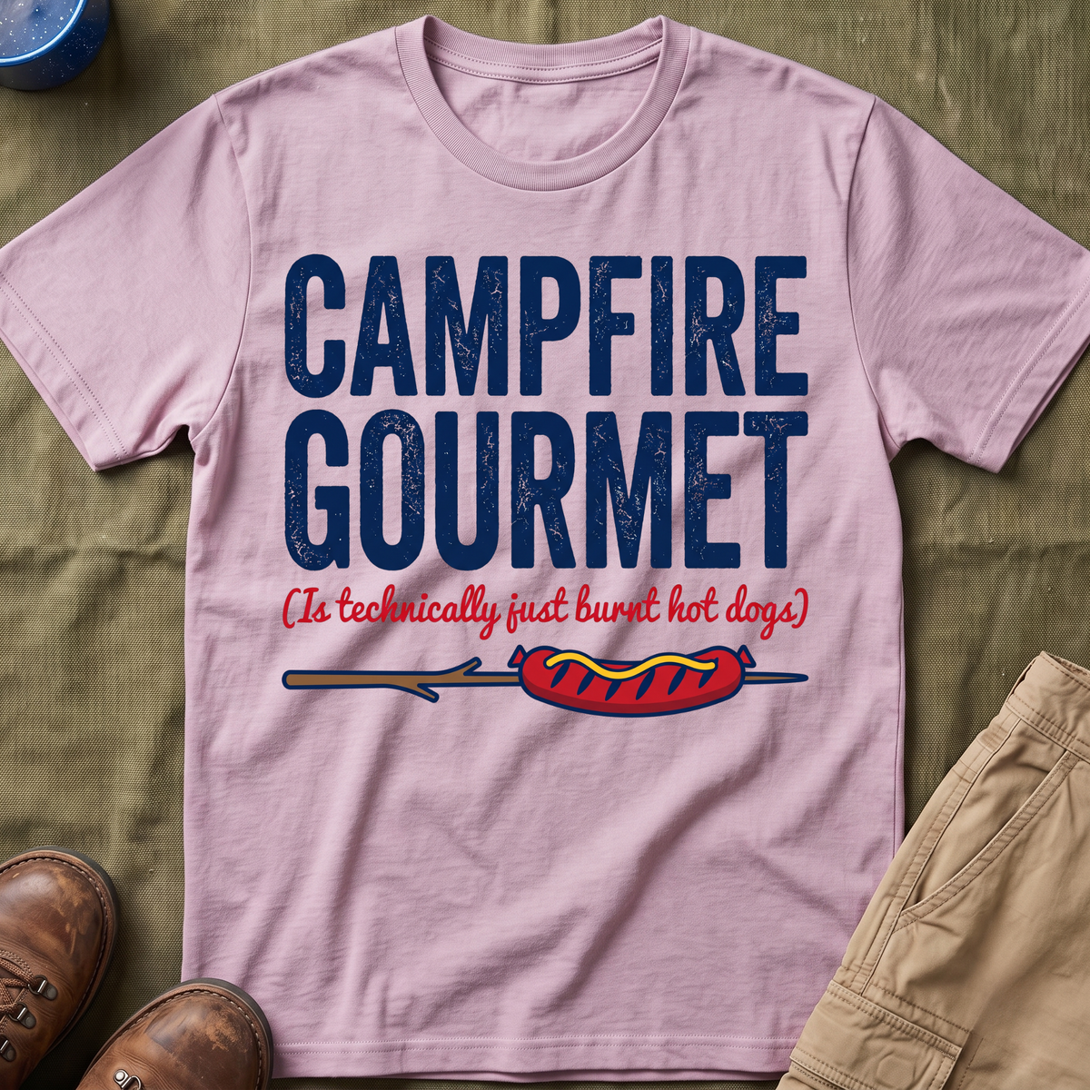 Campfire Gourmet (Is Technically Just Burnt Hot Dogs) T-Shirt