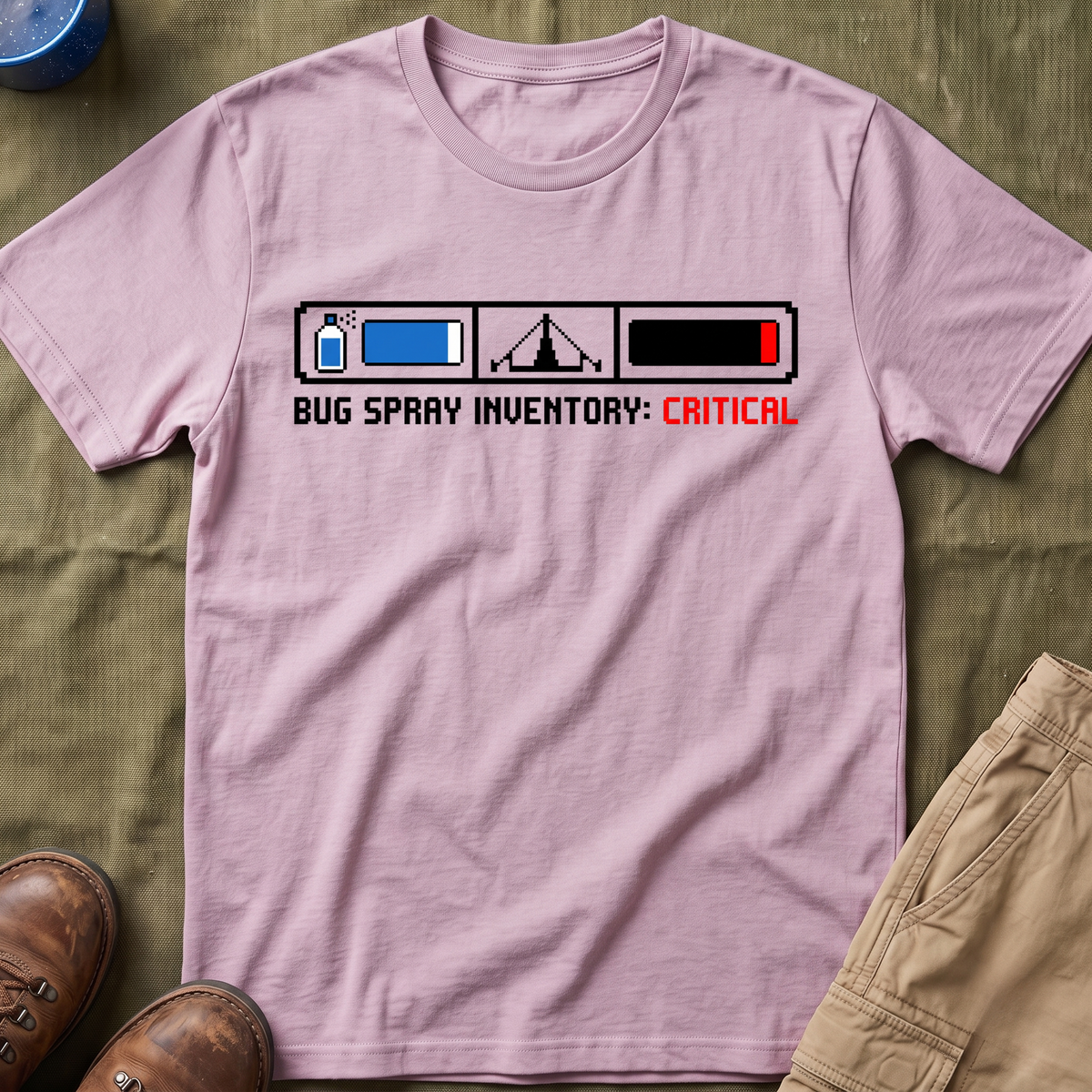 Bug Spray Inventory — Critical T-Shirt