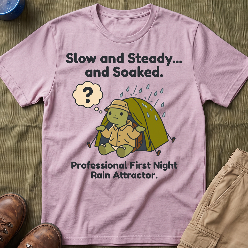 Slow and Steady and Soaked — Professional First Night Rain Attractor T-Shirt