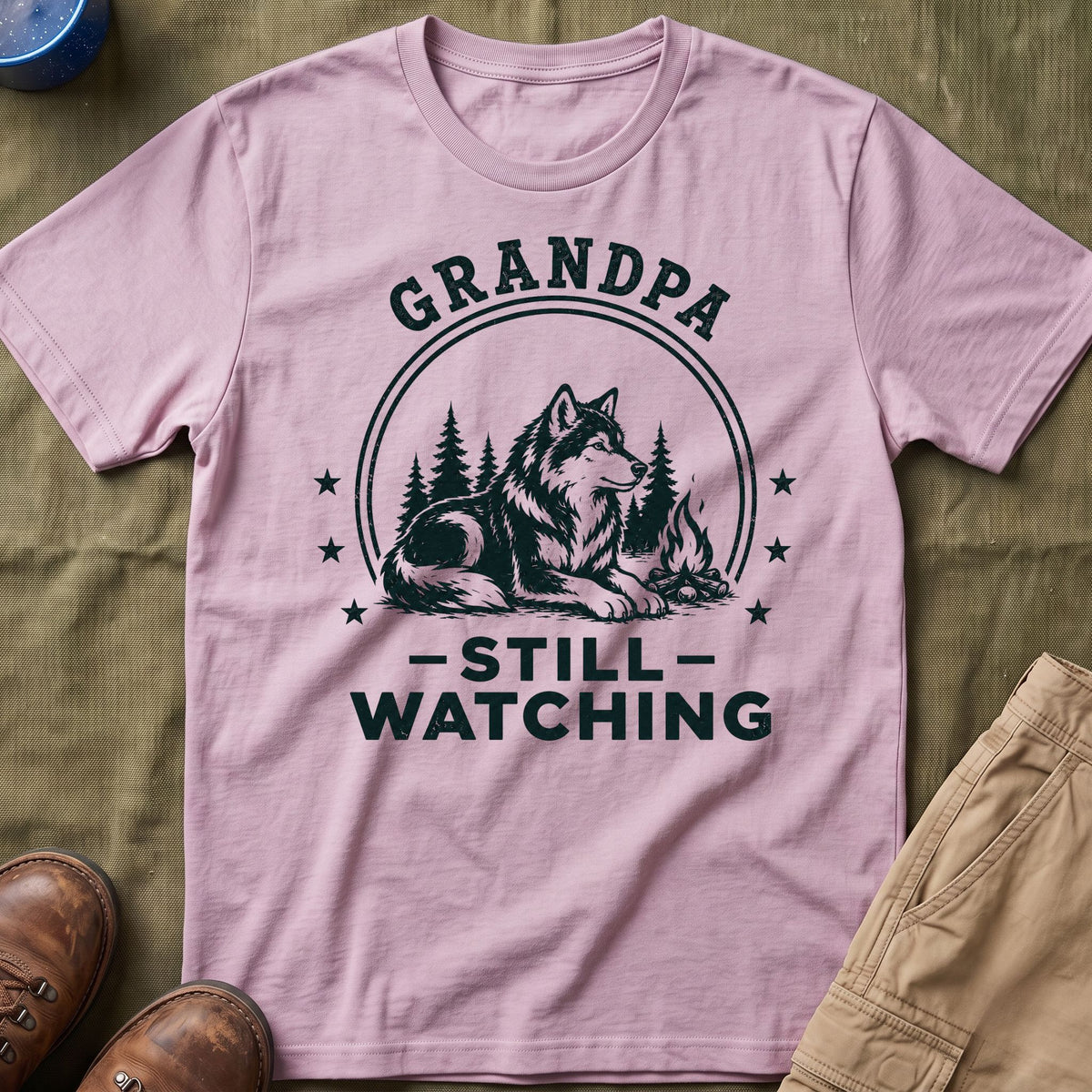 Grandpa — Still Watching Matching T-Shirt