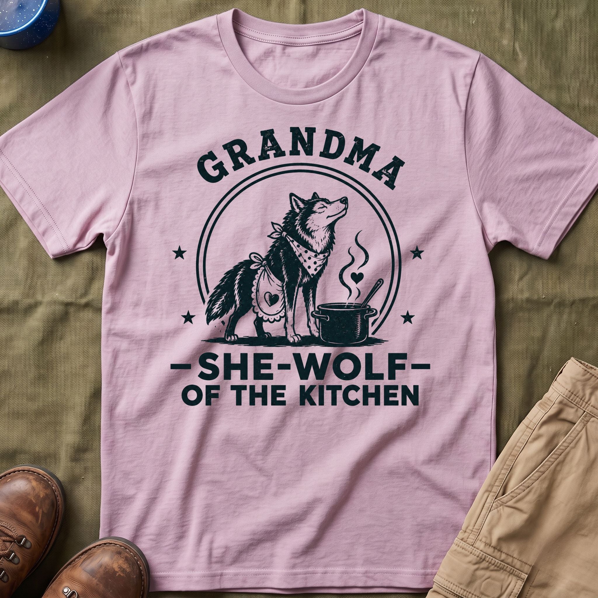 Grandma — She-Wolf Of The Kitchen Matching T-Shirt