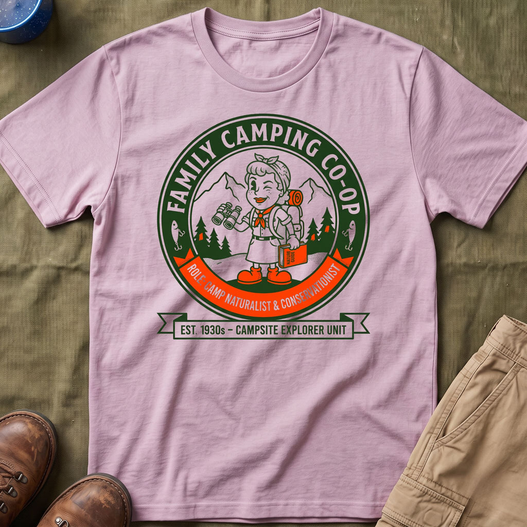 Family Camping Coop —  Camp Naturalist & Conservationist Matching T-Shirt