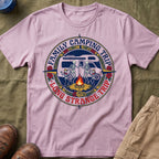Family Camping Trip — Long Strange Trip With Skeleton T-Shirt