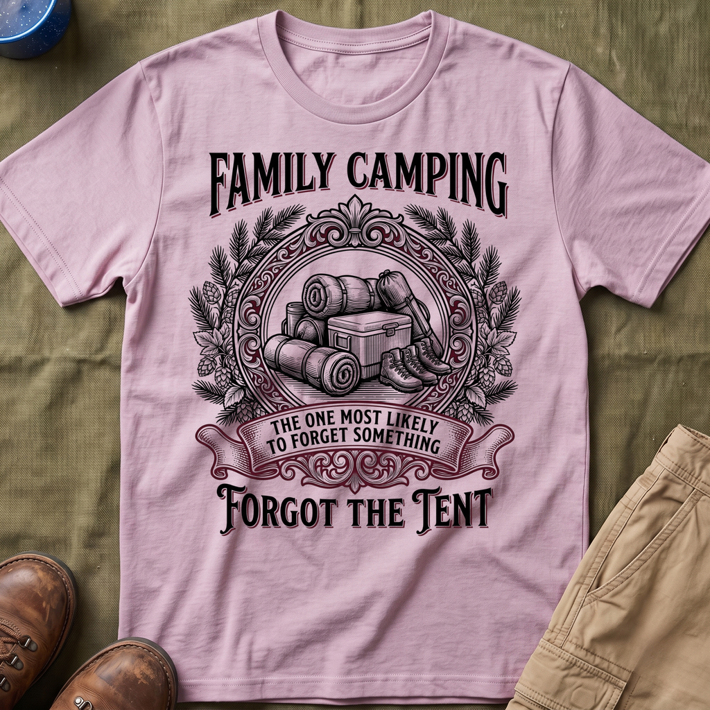 The One Most Likely To Forget Something Forgot The Tent — Classic T-Shirt