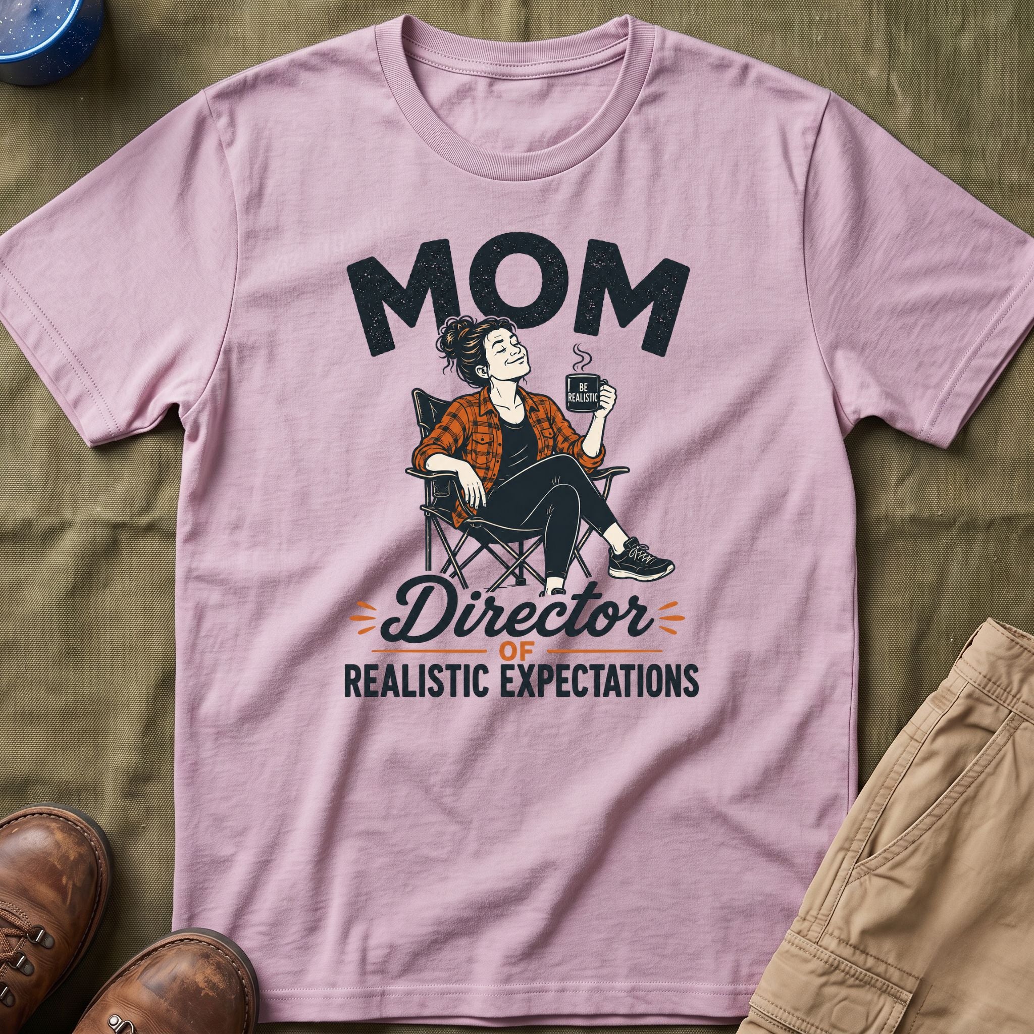 Mom — Director of Realistic Expectations Matching T-Shirt
