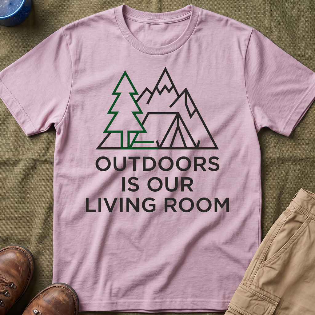 Outdoors Is Our Living Room T-Shirt