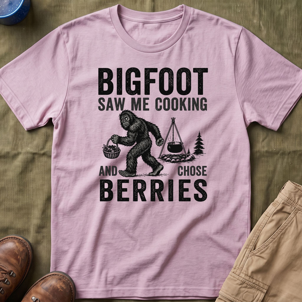 Bigfoot Saw Me Cooking — And Chose Berries Matching T-Shirt