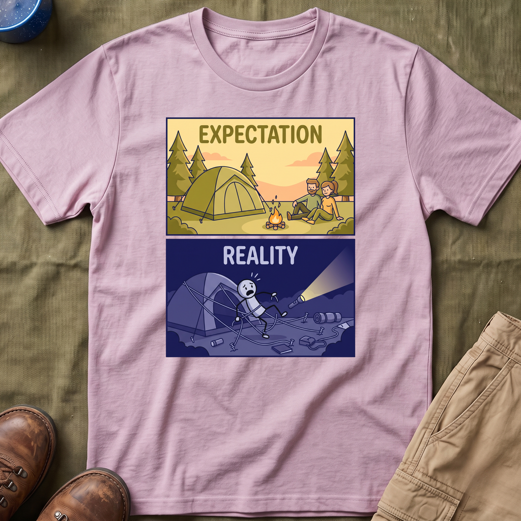 First Night Expectation vs Reality T-Shirt