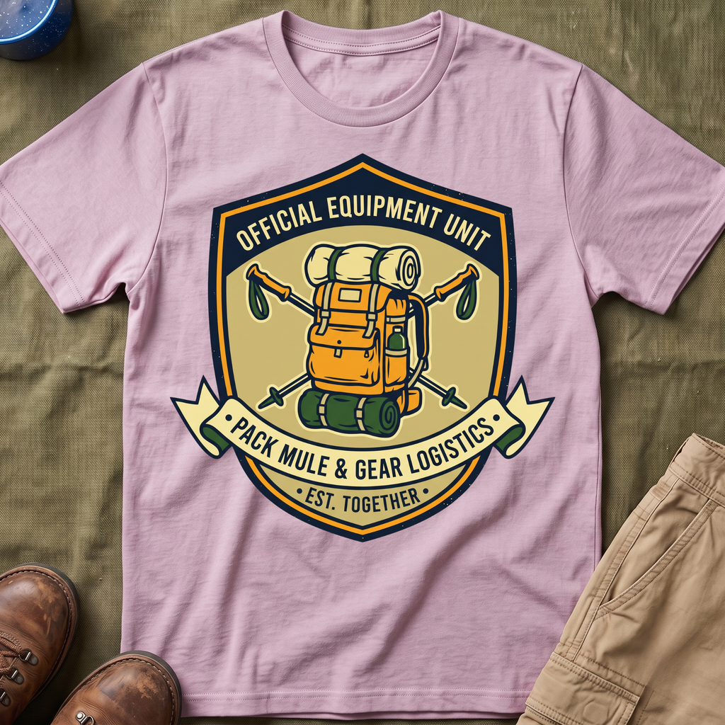 Official Equipment Unit —  Pack Mule & Gear Logistics T-Shirt
