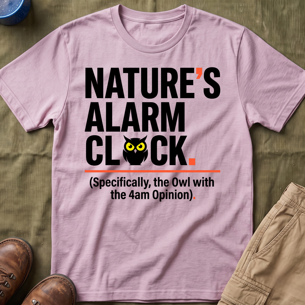 Nature's Alarm Clock Family Camping T-Shirt