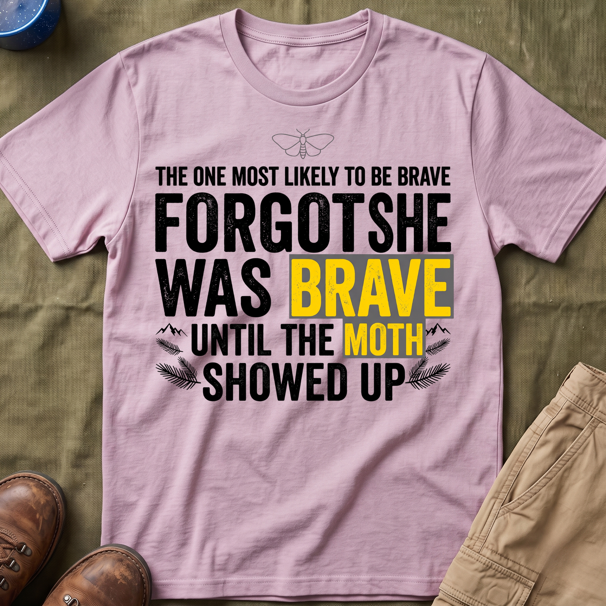 The One Most Likely To Be Brave — Forgot She Was Brave T-Shirt