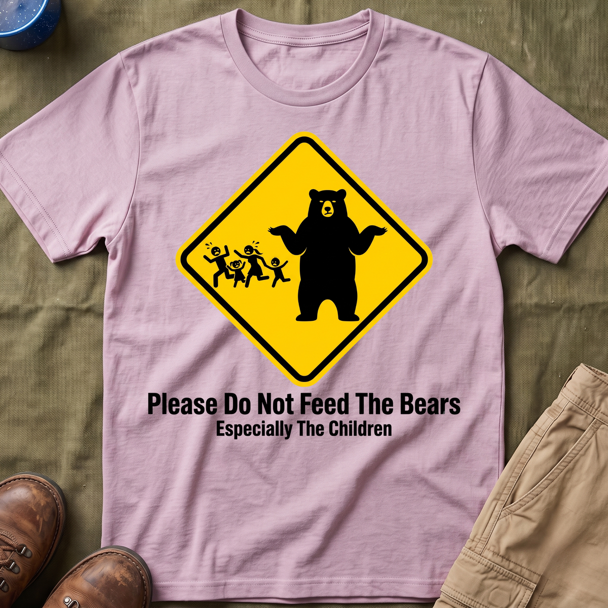 Please Do Not Feed The Bears — Especially The Children T-Shirt