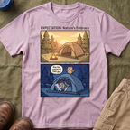 Expectation: Nature's Embrace Family Camping T-Shirt