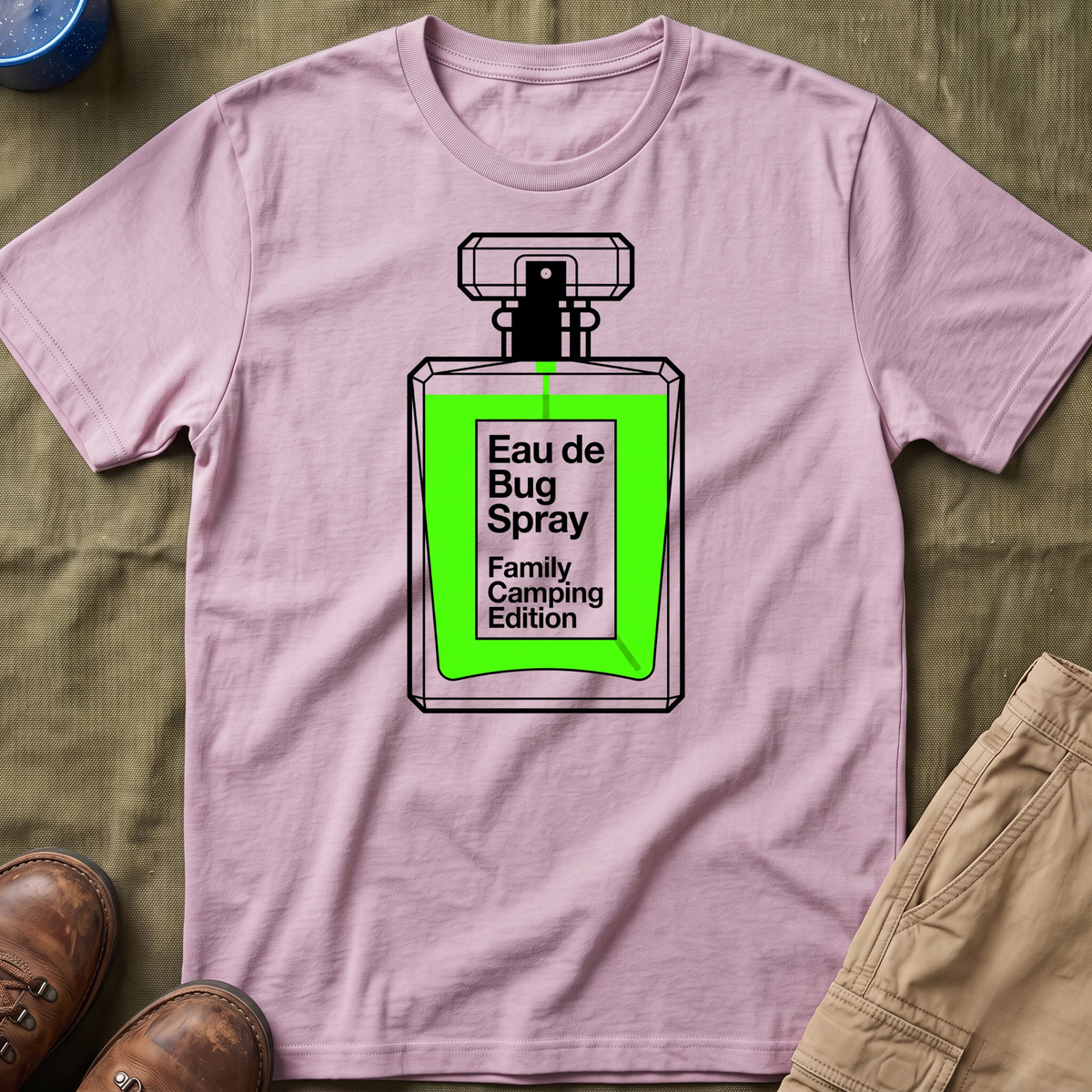 Eau de Bug Spray — Family Camping Edition T-Shirt