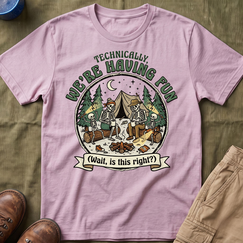 Technically We're Having Fun With Skeleton T-Shirt