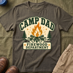 Camp Dad — Firewood Department T-Shirt