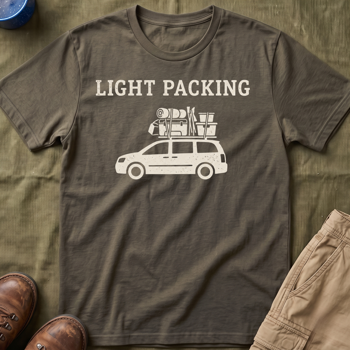 Light Packing Minivan T-Shirt