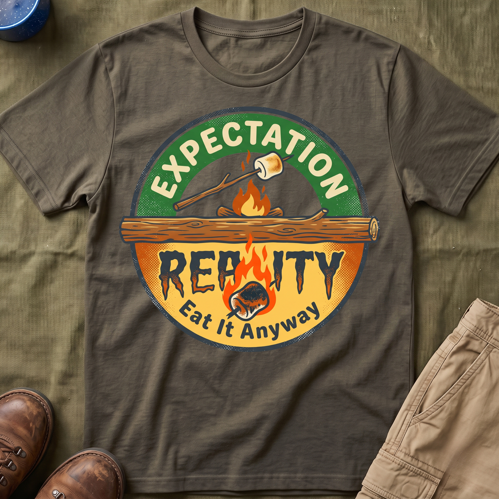 Marshmallow Expectation vs Reality — Eat It Anyway T-Shirt