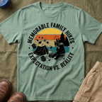 Memorable Family Hikes —  Expectation VS Reality With The Bear T-Shirt
