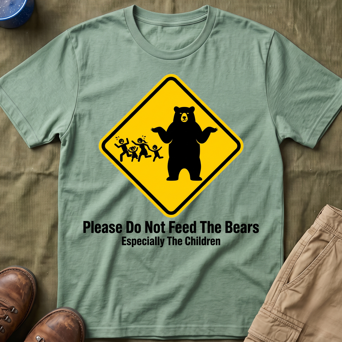 Please Do Not Feed The Bears — Especially The Children T-Shirt