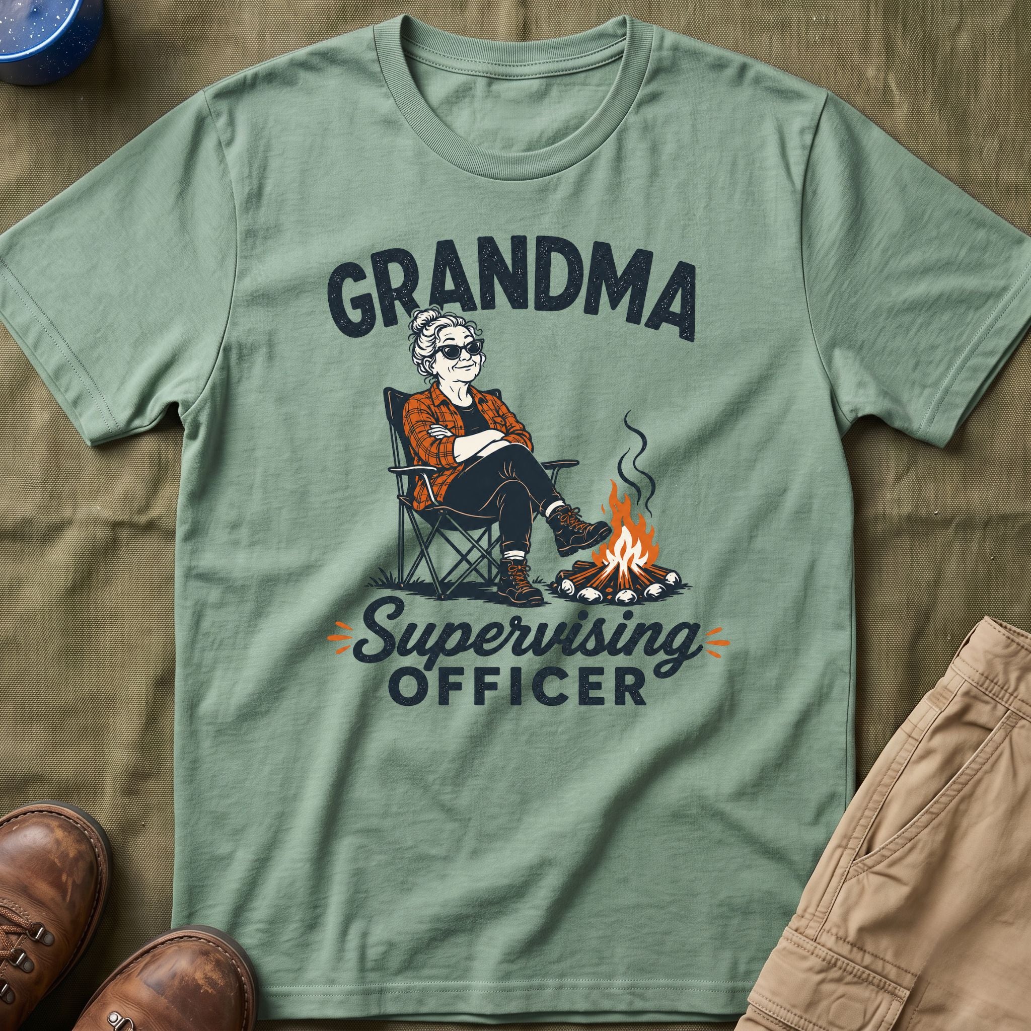 Grandma — Supervising Officer Matching T-Shirt