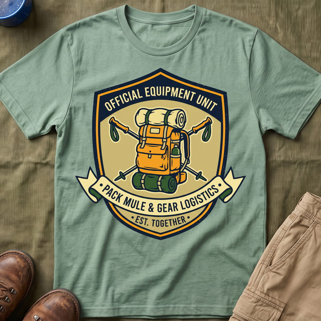 Official Equipment Unit —  Pack Mule & Gear Logistics T-Shirt