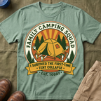 Family Camping Squad — I Survived The First-Time (Tent Collapse) T-Shirt