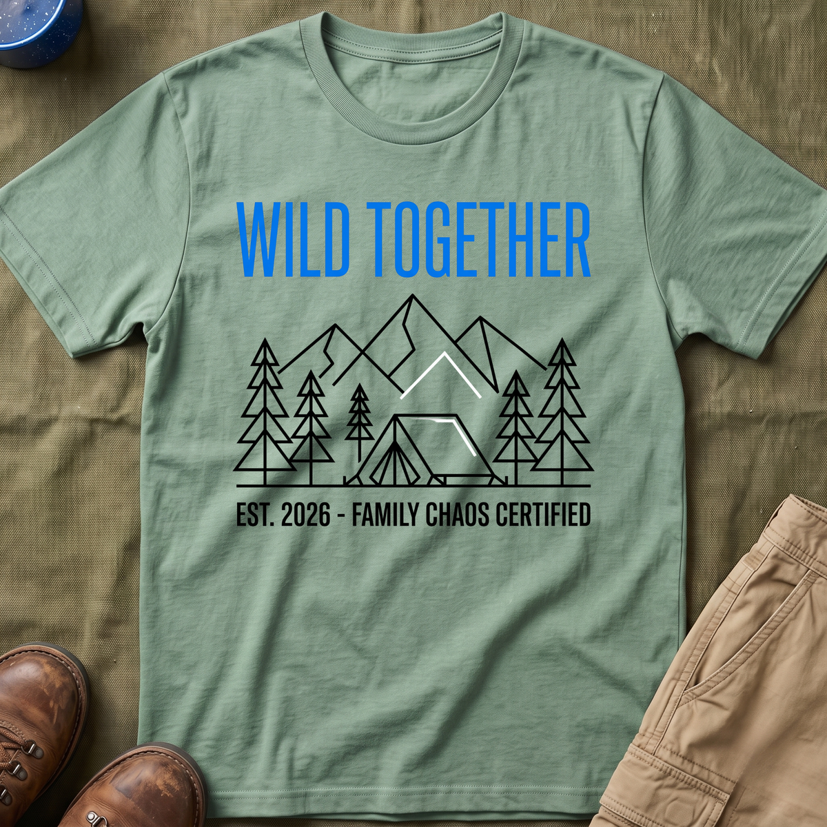 Wild Together — Family Chaos Certified Minimalist T-Shirt