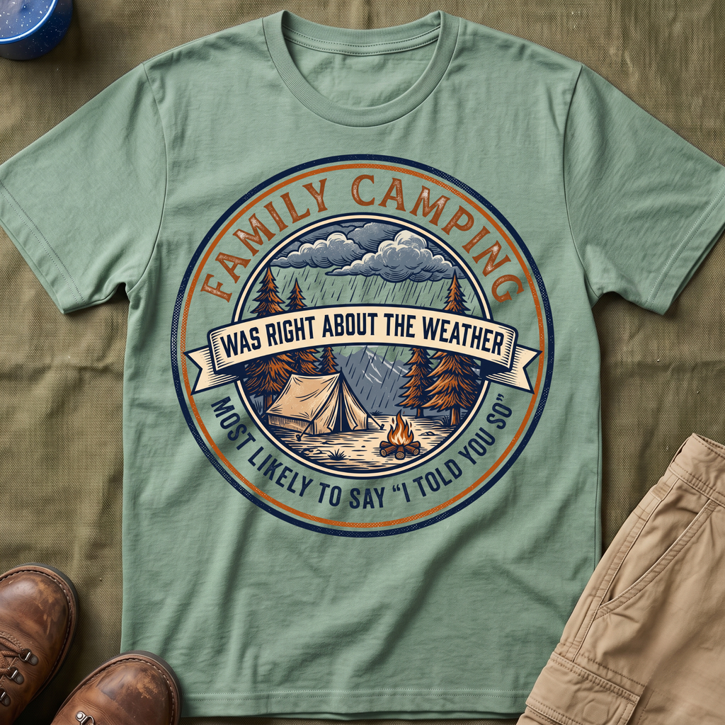Most Likely To Say "I Told You So" Was Right About The Weather — Vintage T-Shirt