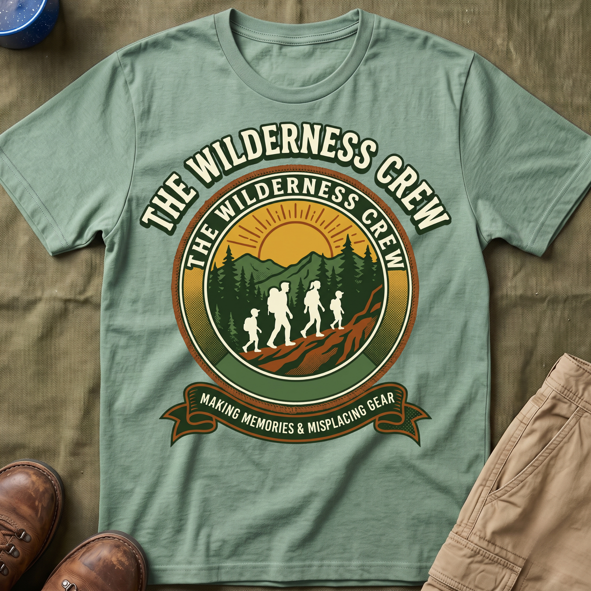 The Wilderness Crew — Making Memories & Misplacing Gear T-Shirt