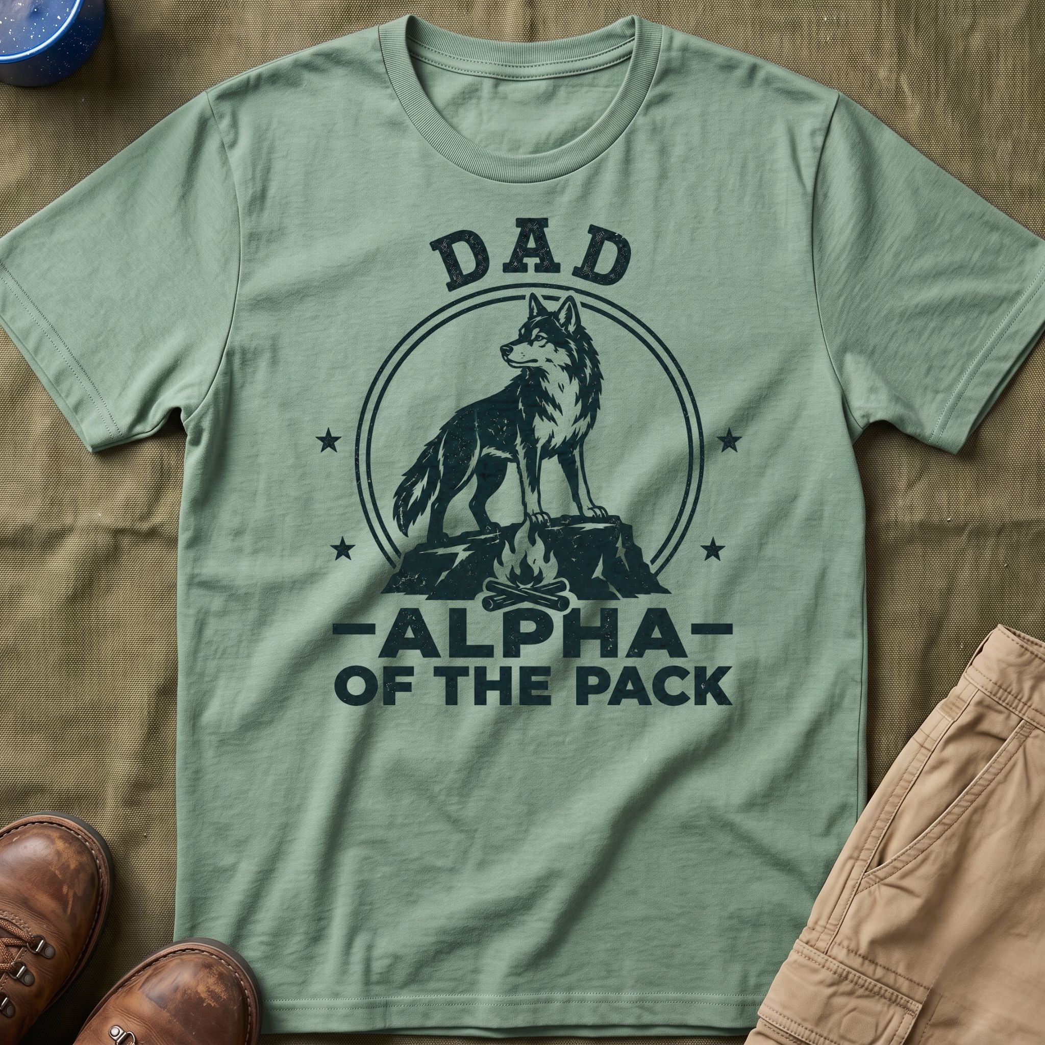 Dad — Alpha Of The Pack Matching T-Shirt