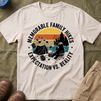 Memorable Family Hikes —  Expectation VS Reality With The Bear T-Shirt