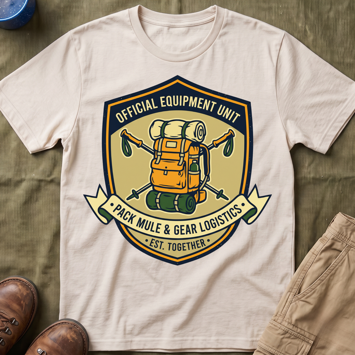 Official Equipment Unit —  Pack Mule & Gear Logistics T-Shirt
