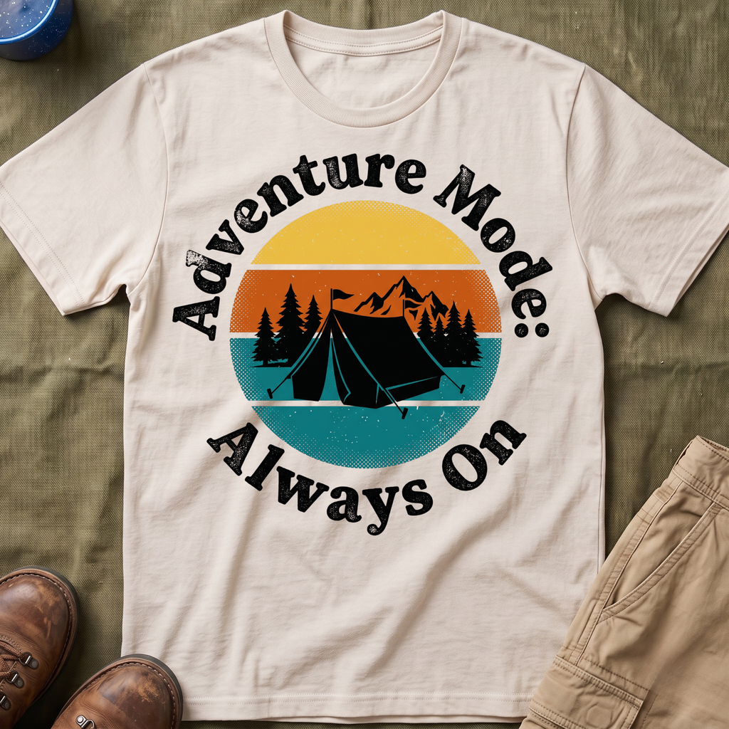 Adventure Mode — Always On Vintage T-Shirt
