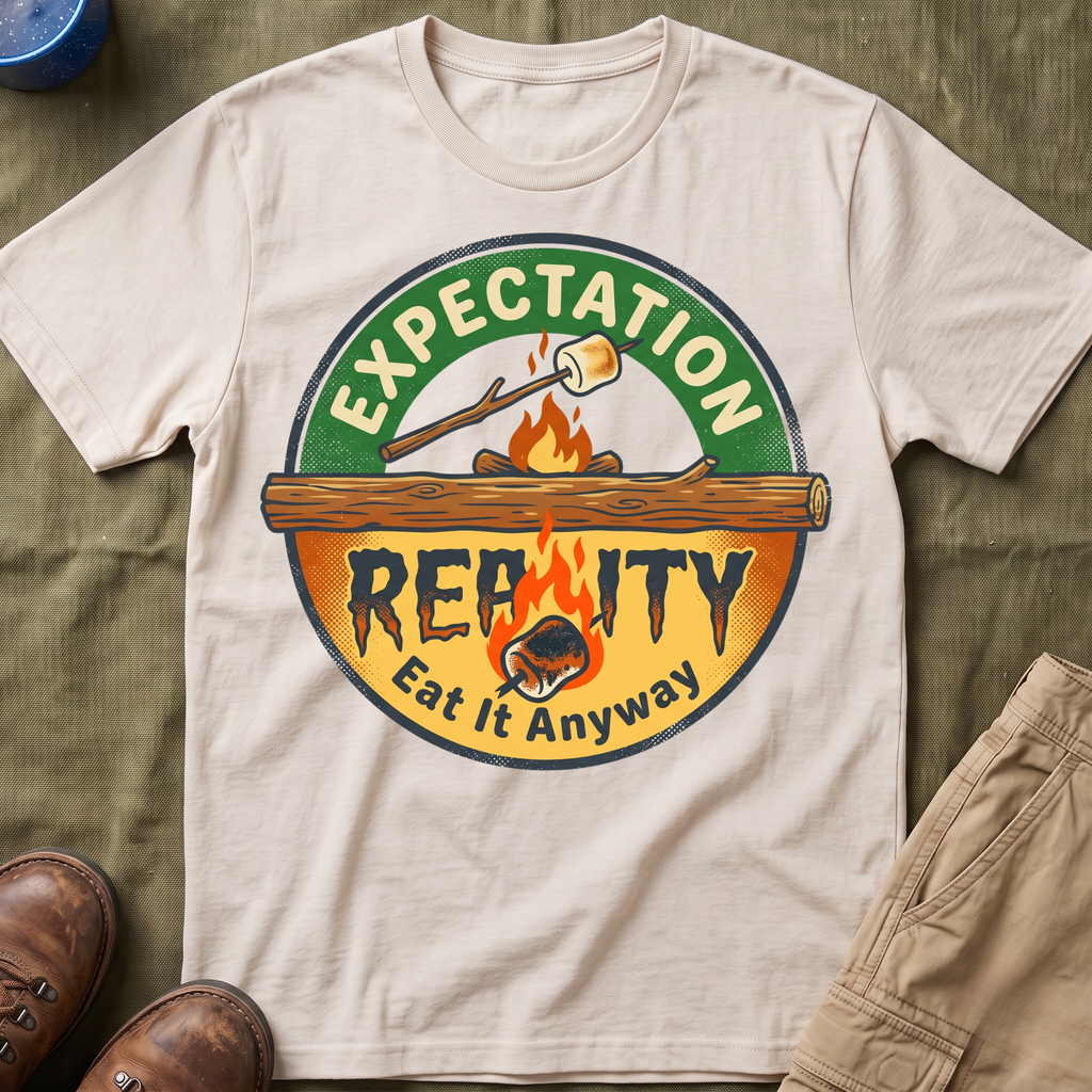 Marshmallow Expectation vs Reality — Eat It Anyway T-Shirt