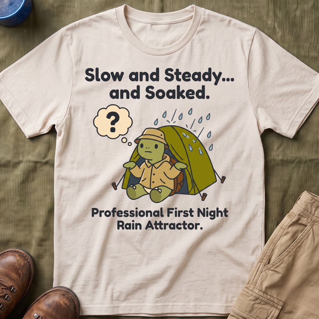 Slow and Steady and Soaked — Professional First Night Rain Attractor T-Shirt