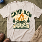 Camp Dad — Firewood Department T-Shirt