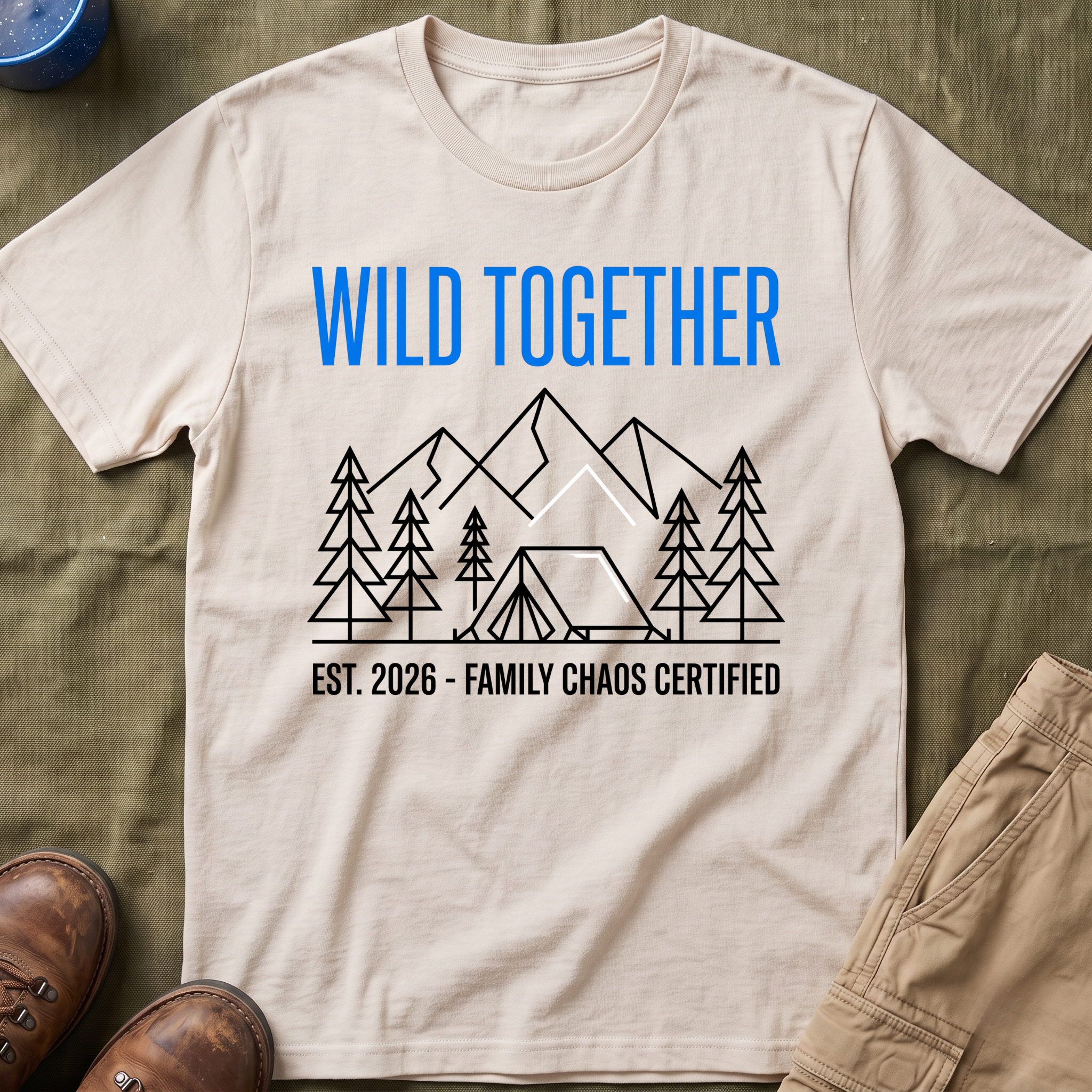 Wild Together — Family Chaos Certified Minimalist T-Shirt
