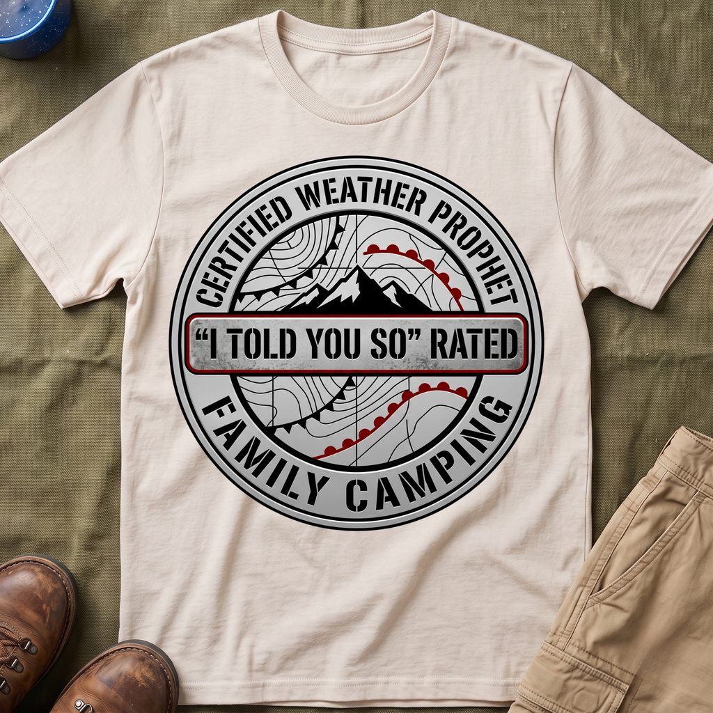 Certified Weather Prophet — "I Told You So" Rated T-Shirt