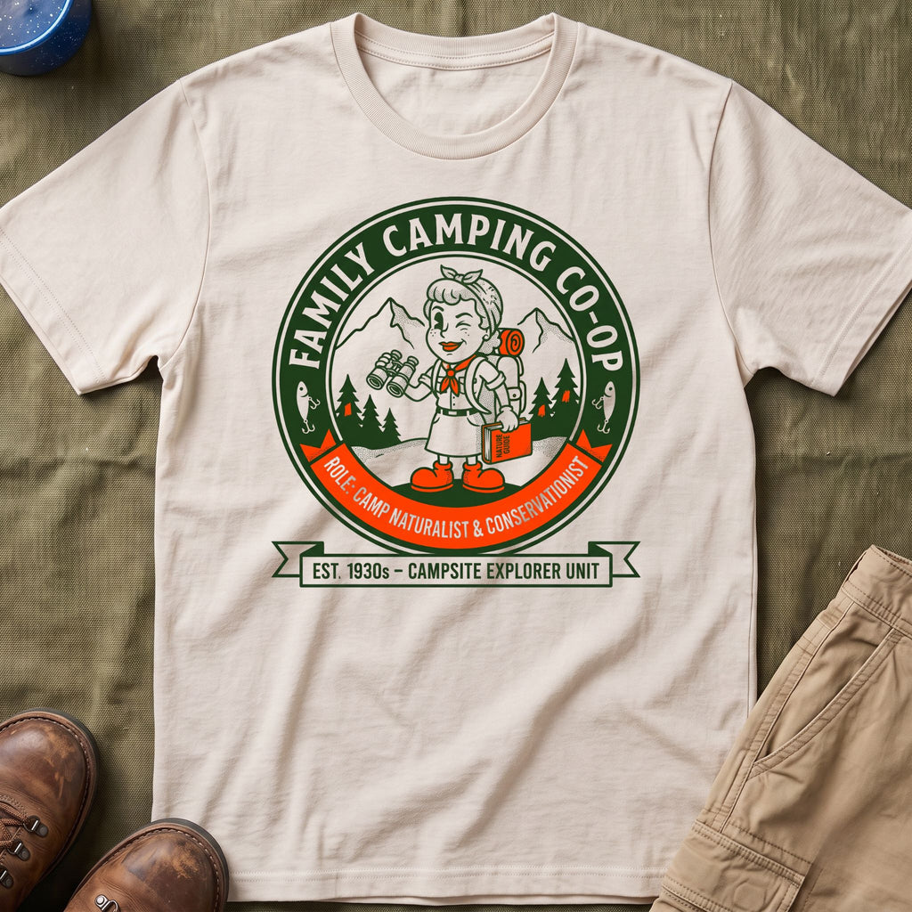 Family Camping Coop —  Camp Naturalist & Conservationist Matching T-Shirt