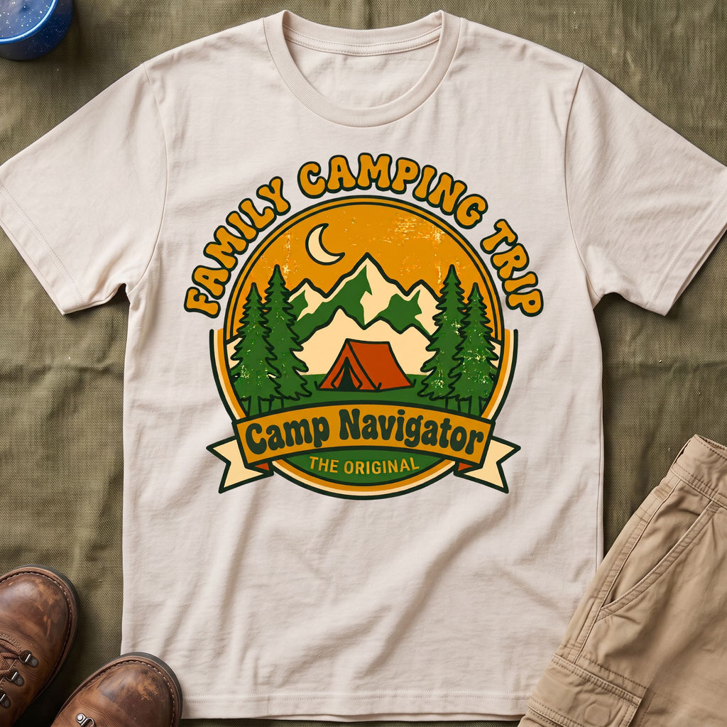 Family Camping Trip — Camp Navigator Matching T-Shirt