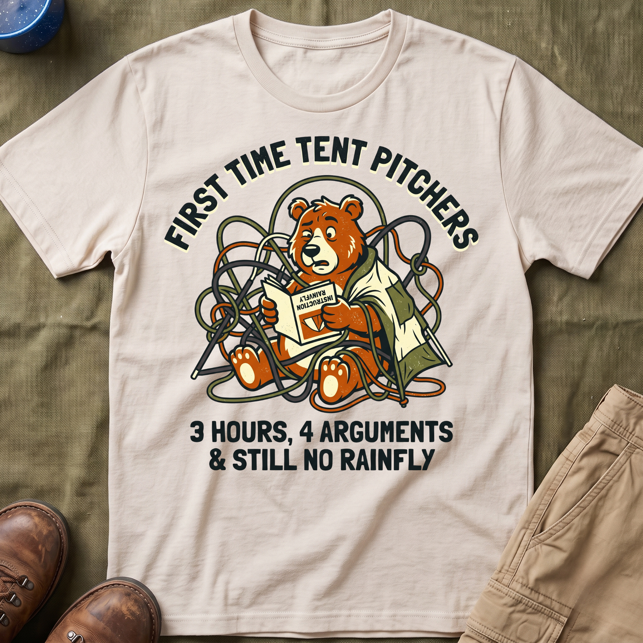 First Time Tent Pitchers T-Shirt