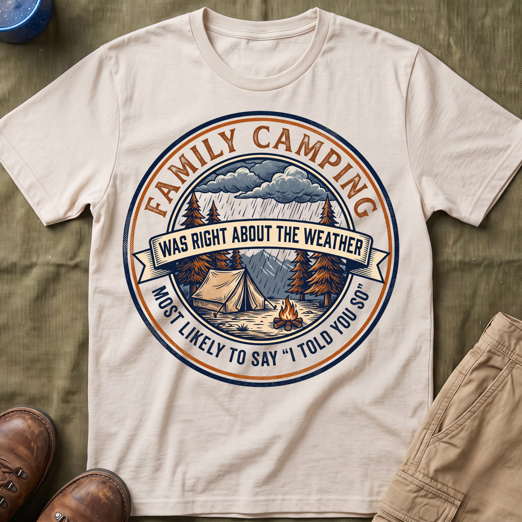 Most Likely To Say "I Told You So" Was Right About The Weather — Vintage T-Shirt