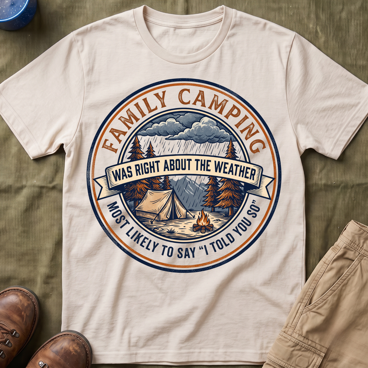 Most Likely To Say "I Told You So" Was Right About The Weather — Vintage T-Shirt