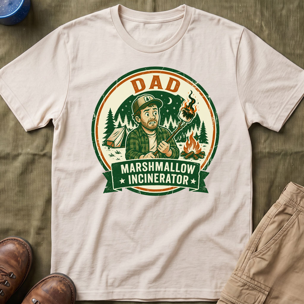 Dad — Marshmallow Incinerator Matching T-Shirt