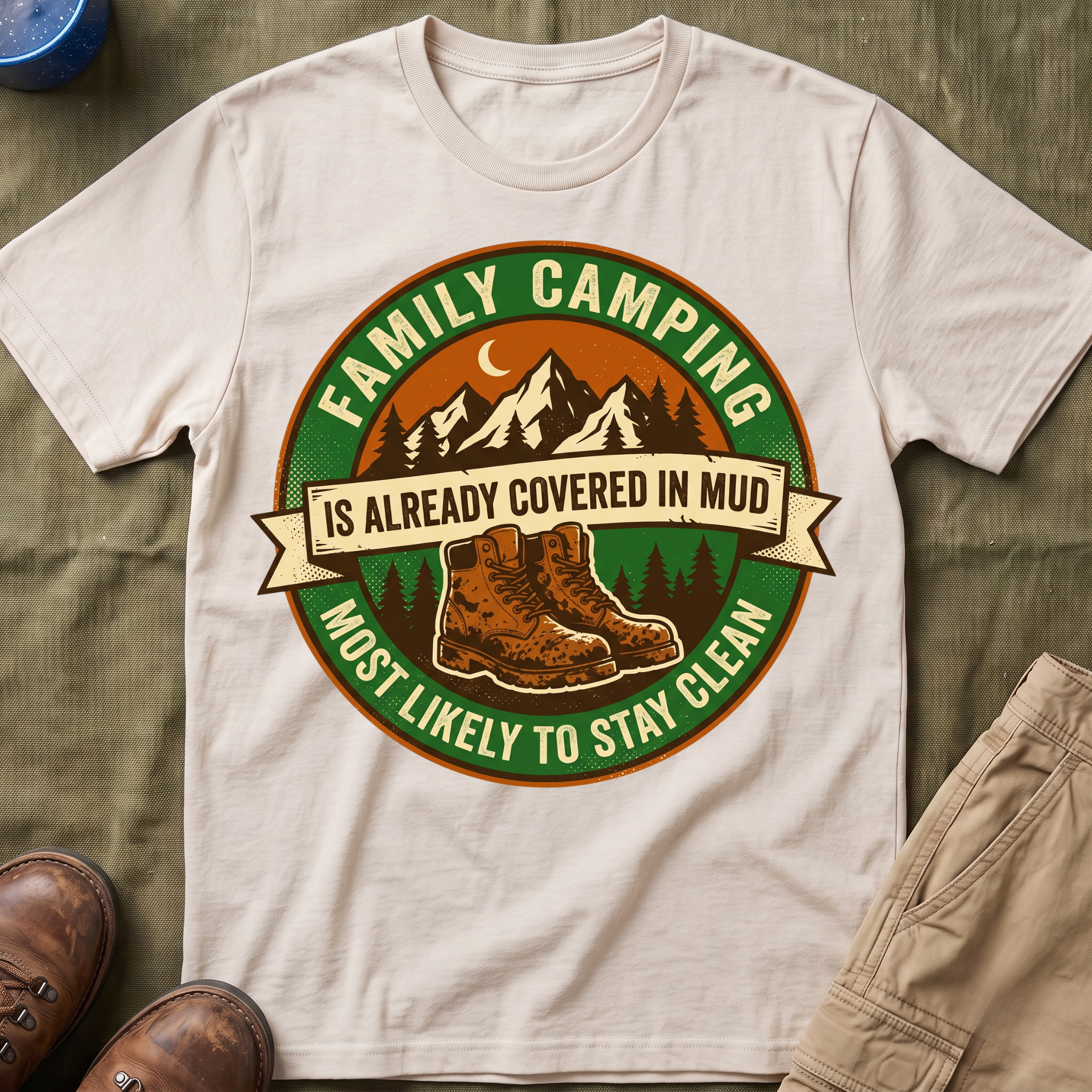 Most Likely To Stay Clean Is Already Covered In Mud T-Shirt