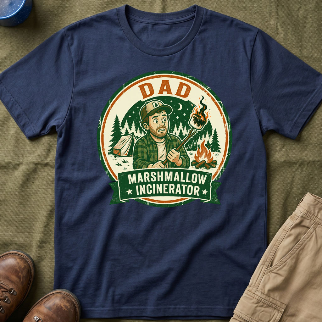 Dad — Marshmallow Incinerator Matching T-Shirt